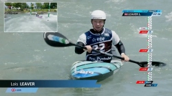 Lois Leaver GBR Women's Kayak Slalom Heats / 2025 ICF Canoe-Kayak Slalom World Cup Pau France