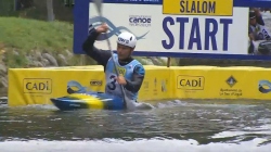 Erik Holmer, Sweden - Kayak Semi-Final / 2024 ICF Canoe Slalom World Cup La Seu Spain