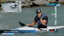 Mateusz Polaczyk POL Mens Kayak Slalom Heats / 2025 ICF Canoe-Kayak Slalom World Cup Pau France