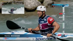 Martin Dougoud SUI Men's Kayak Slalom Heats / 2025 ICF Canoe-Kayak Slalom World Cup Pau France