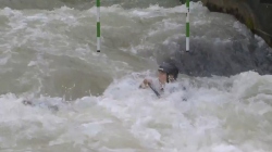 Ellis Miller, GBR, Canoe Slalom, Semi Finals / 2024 ICF Canoe Slalom World Cup Augsburg Germany