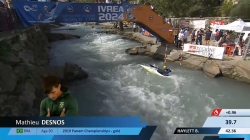 Mathieu Desnos / Kayak Semi-Final / 2024 ICF Canoe Slalom World Cup Ivrea Italy