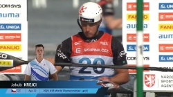 Jakub Krejci, CZE, Kayak Slalom Final / 2024 ICF Canoe Slalom World Cup Prague Czechia