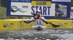 Evy Leibfarth, USA - Kayak Semi-Final / 2024 ICF Canoe Slalom World Cup La Seu Spain