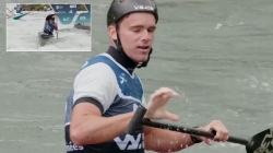 James Senior, New Zealand - Canoe Heats / 2025 ICF Canoe Slalom World Cup Pau France
