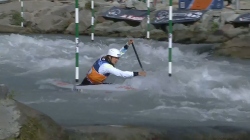 Viktoriia Us, Ukraine - Women's Canoe Semi-Final / 2024 ICF Canoe Slalom World Cup Ivrea Italy