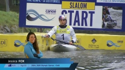 Jessica Fox, Australia - Canoe Final / 2024 ICF Canoe Slalom World Cup La Seu Spain