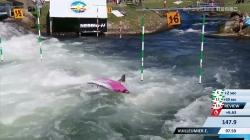 Camille Brugvin France U23 Sem-Final 2024 ICF Canoe-Kayak Slalom Junior & U23 World Championships