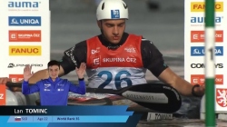 Lan Tominc, Slovenia, Kayak Slalom Final / 2024 ICF Canoe Slalom World Cup Prague Czechia