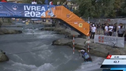 Kurts Rozentals, GB - Men's Canoe Semi-Final / 2024 ICF Canoe Slalom World Cup Ivrea Italy
