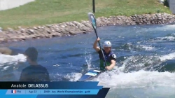Anatole Delassus France U23 Final / 2024 ICF Canoe-Kayak Slalom Junior & U23 World Championships
