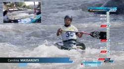 Carolina Masserenti COL Women Canoe Heats / 2025 ICF Canoe-Kayak Slalom World Cup La Seu d'Urgell
