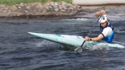 Ziga Lin Hocevar Slovenia U23 Final 2024 ICF Canoe-Kayak Slalom Junior & U23 World Championships