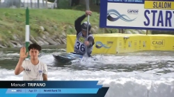 Manuel Tripano / Canoe Semi-Final / 2024 ICF Canoe Slalom World Cup La Seu Spain