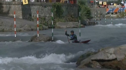 Kaua Da Silva, Brazil - Men's Canoe Semi-Final / 2024 ICF Canoe Slalom World Cup Ivrea Italy
