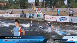 Tereza Kneblova, Czechia /U23 Semi-Final 2024 ICF Canoe-Kayak Slalom Junior & U23 World Championship