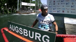 Matej Benus Slovakia Final / 2023 ICF Canoe-Kayak Slalom World Cup Augsburg Germany