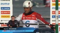 Martin Dougoud, Switzerland, Kayak Slalom Final / 2024 ICF Canoe Slalom World Cup Prague Czechia