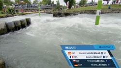 Women's Kayak Cross - Quarter-Final 1 / 2025 ICF Canoe Slalom World Cup Pau France