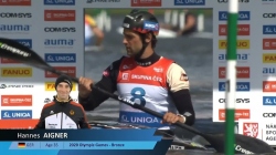 Hannes Aigner, Germany, Canoe Slalom, Heats / 2024 ICF Canoe Slalom World Cup Prague Czechia