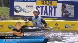 Anatole Delassus, France - Kayak Final / 2024 ICF Canoe Slalom World Cup