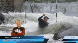 Timo Trummer / Canoe Semi-Final / 2024 ICF Canoe Slalom World Cup La Seu Spain