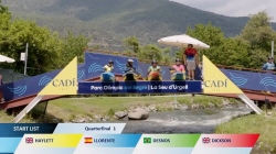 Men's Kayak Cross Quarter Final 1 / 2025 ICF Canoe-Kayak Slalom World Cup La Seu d'Urgell Spain