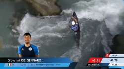 Giovanni De Gennaro / Kayak Semi-Final / 2024 ICF Canoe Slalom World Cup Ivrea Italy