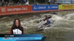 Elena Lilik Germany Semi-Final / 2023 ICF Canoe-Kayak Slalom World Cup Prague Czech Republic