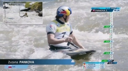 Zuzana Pankova SVK Women Canoe Heats / 2025 ICF Canoe-Kayak Slalom World Cup La Seu d'Urgell Spain