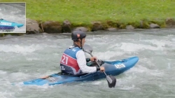Jakub Krejci, Czechia - Kayak Cross Time Trial /  2025 ICF Canoe Slalom World Cup Pau France