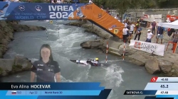 Eva Alina Hocevar / Kayak Semi-Final /  2024 ICF Canoe Slalom World Cup Ivrea Italy