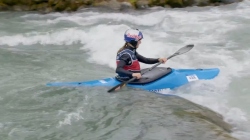 Evy Leibfarth, USA - Kayak Cross Time Trial /  2025 ICF Canoe Slalom World Cup Pau France