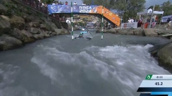 Zachary Lokken, USA - Men's Canoe Semi-Final / 2024 ICF Canoe Slalom World Cup Ivrea Italy