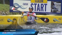 Camille Prigent, France - Kayak Semi-Final / 2024 ICF Canoe Slalom World Cup La Seu Spain