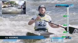 Alja Kozorog SLO Women Canoe Heats / 2025 ICF Canoe-Kayak Slalom World Cup La Seu d'Urgell Spain