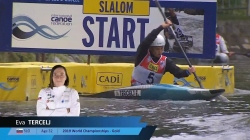 Eva Tercelj, Slovenia - Kayak Final / 2024 ICF Canoe Slalom World Cup La Seu Spain