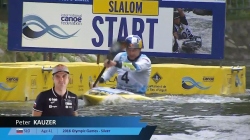 Peter Kauzer, Slovenia - Kayak Semi-Final / 2024 ICF Canoe Slalom World cup La Seu Spain