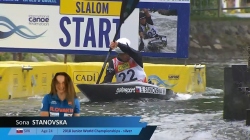 Sona Stanovska, Slovakia - Kayak Semi-Final / 2024 ICF Canoe Slalom World Cup La Seu Spain