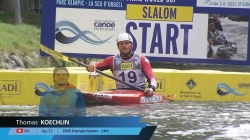 Thomas Koechlin, Switzerland - Canoe Semi-Finals / 2024 ICF Canoe Slalom World Cup La Seu Spain