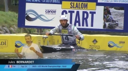 Jules Bernardet, France - Canoe Final / 2024 ICF Canoe Slalom World Cup La Seu Spain