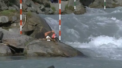Martina Satkova, Czechia - Women's Canoe Semi-Final / 2024 ICF Canoe Slalom World Cup Ivrea Italy