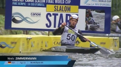 Niels Zimmerman / Canoe Semi-Final / 2024 ICF Canoe Slalom World Cup La Seu Spain