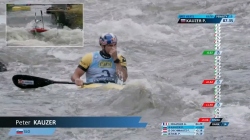 Peter Kauzer - Slovenia - Men's Kayak Heats / 2025 ICF Canoe Slalom World Cup La Seu Spain