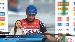 Gabriela Satkova, CZE,  Kayak Slalom Final / 2024 ICF Canoe Slalom World Cup Prague Czechia