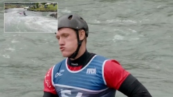 Finn Anderson, New Zealand - Canoe Heats / 2025 ICF Canoe Slalom World Cup Pau France