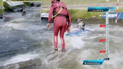 Kahlia Cullwick NZL Women Canoe Heats / 2025 ICF Canoe-Kayak Slalom World Cup La Seu d'Urgell Spain