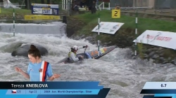 Tereza Kneblova / Canoe Semi-Final / 2024 ICF Canoe Slalom World Cup La Seu Spain