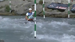 Kaylen Bassett, Australia - Men's Canoe Semi-Final / 2024 ICF Canoe Slalom World Cup Ivrea Italy
