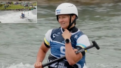 Viktoriia Us, Ukraine - Canoe Heats / 2025 ICF Canoe Slalom World Cup Pau France